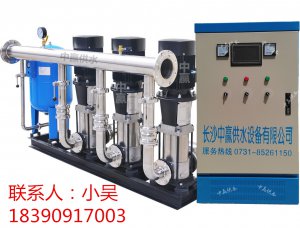 变频自动供水设备改造农村饮水工程精确控制智能供水初见成效